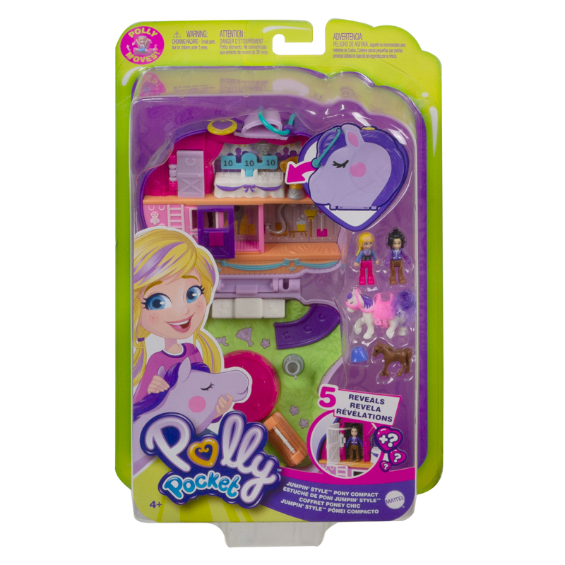 Đồ Chơi POLLY POCKET Polly Pocket Và Buổi Biểu Diễn Xiếc Ngựa GTN14/FRY35