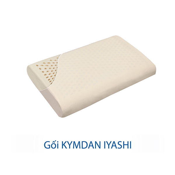 Gối cao su thiên nhiên Kymdan Pillow IYASHI 48 x 28 x 7 cm