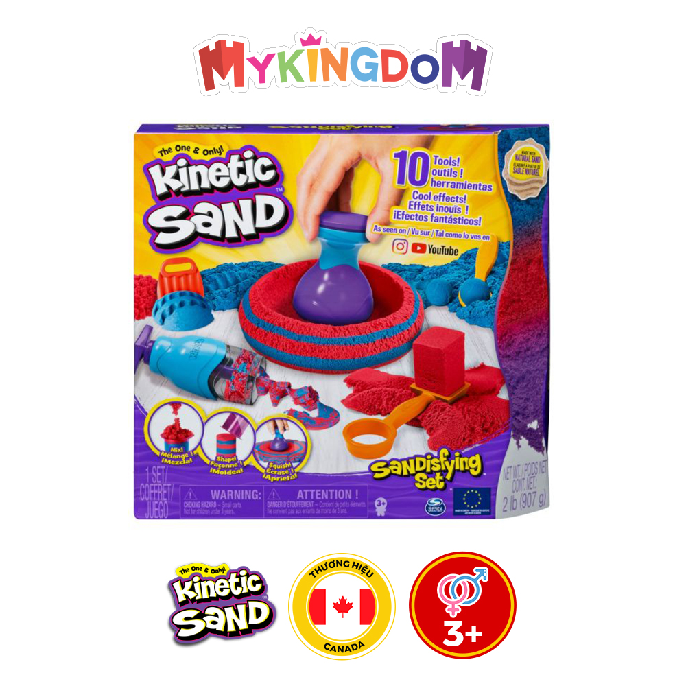 Đồ Chơi Bộ dụng cụ cắt và tạo hình cát KINETIC SAND 6047232