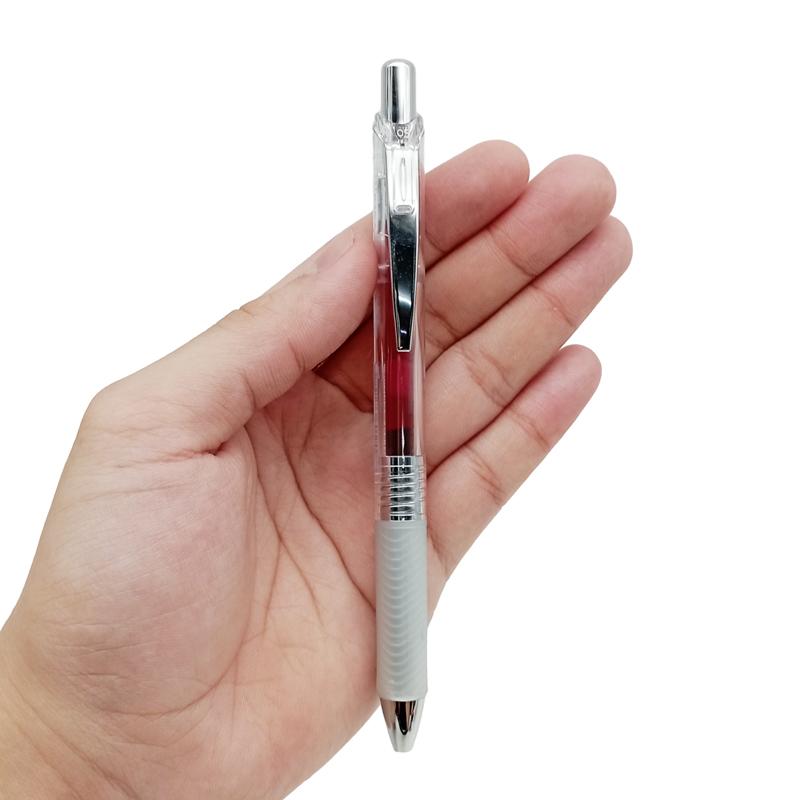 Bút Gel Energel Infree 0.5 mm - Pentel BLN75TL-BGX - Mực Đỏ Đậm