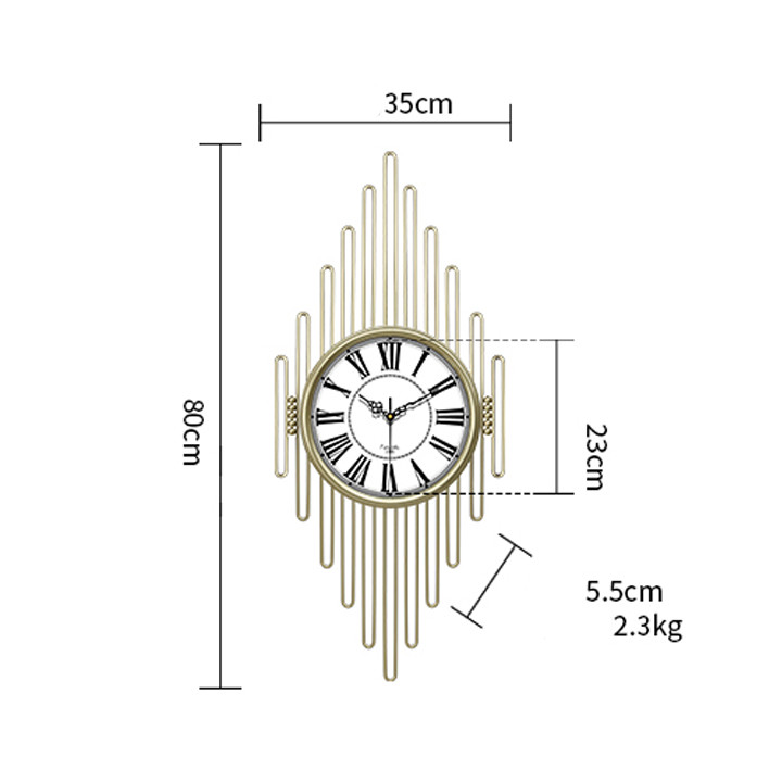 Đồng Hồ Treo Tường Kim Trôi Nghệ Thuật