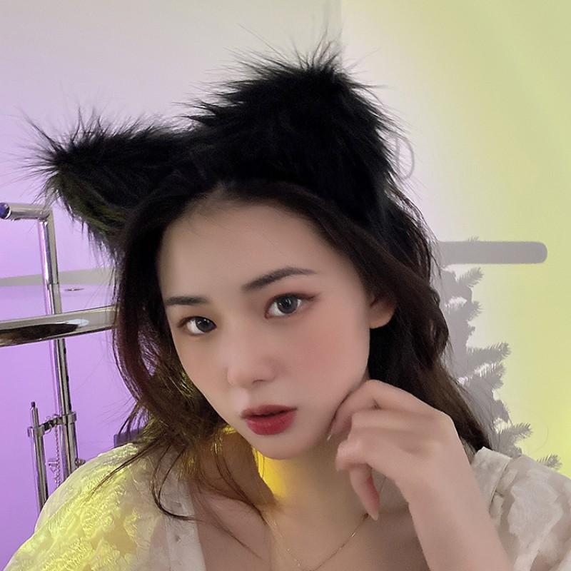 Băng Đô Cài Tóc Hình Tai Mèo Đáng Yêu Kiểu Nhật Bản