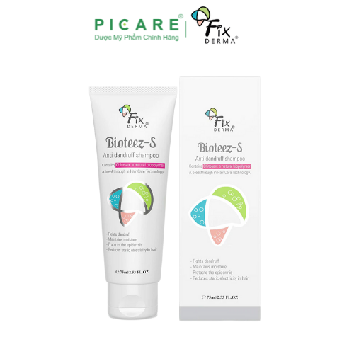 Dầu Gội Fixderma Giảm Gàu Bioteez-s Shampoo 75ml