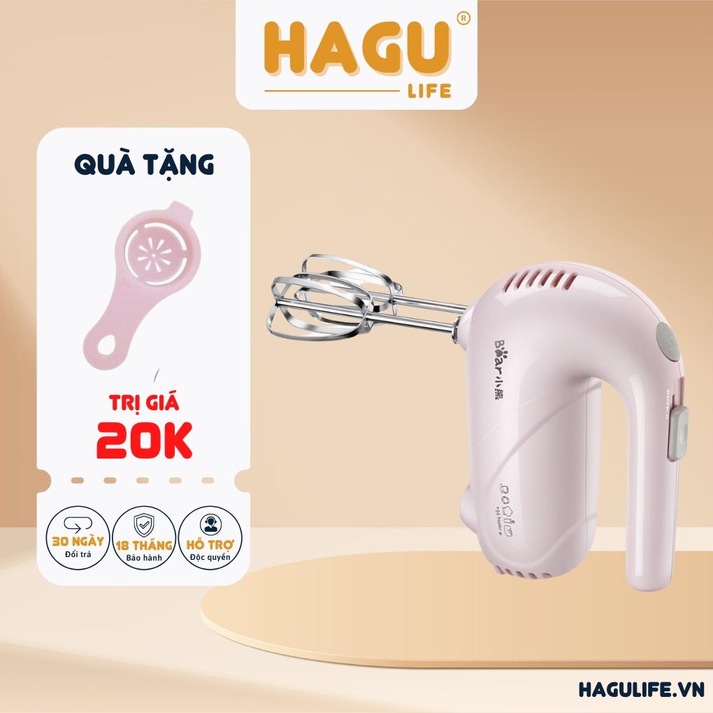 Máy Đánh Trứng Đánh Kem Cầm Tay Bear, 5 tốc độ. Máy đánh trứng mini - Hàng chính hãng