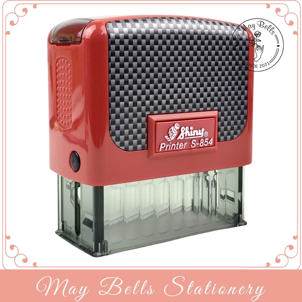 Khắc dấu 4 dòng theo yêu cầu, dấu Shiny S854