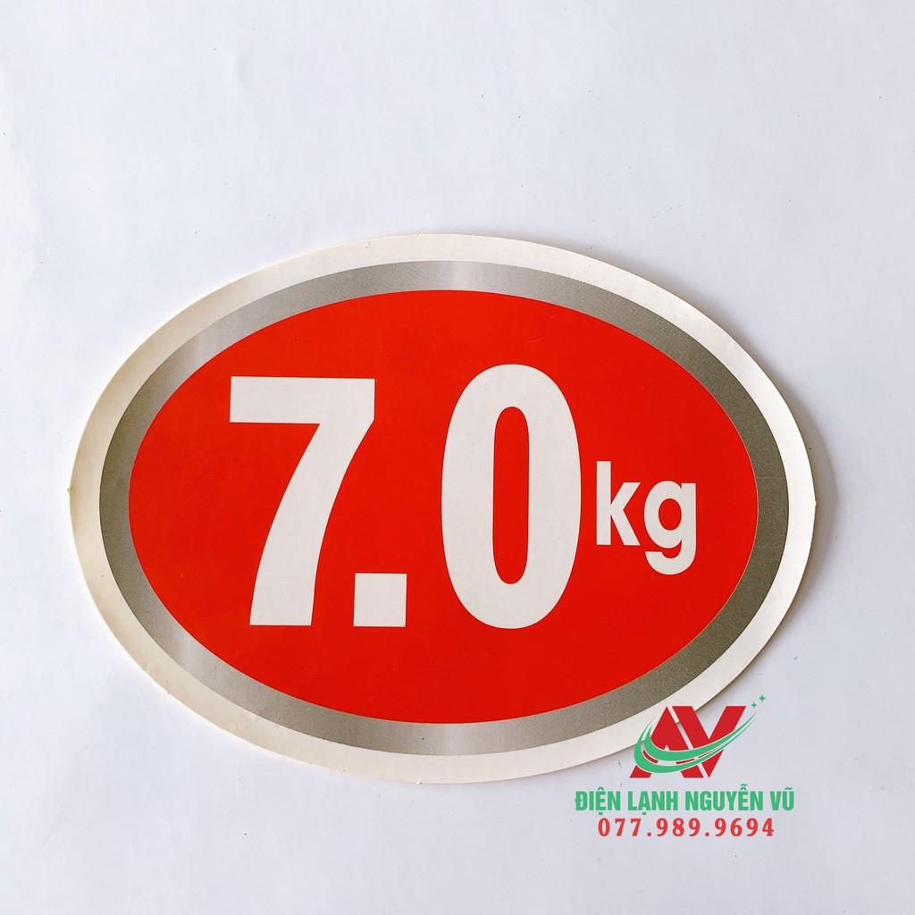 TEM MÁY GIẶT SỐ KG ĐỦ CÁC LOẠI