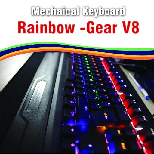 Bàn phím / KEYBOARD CƠ GEAR V8 PLUS - KÊ TAY TỪ TÍNH