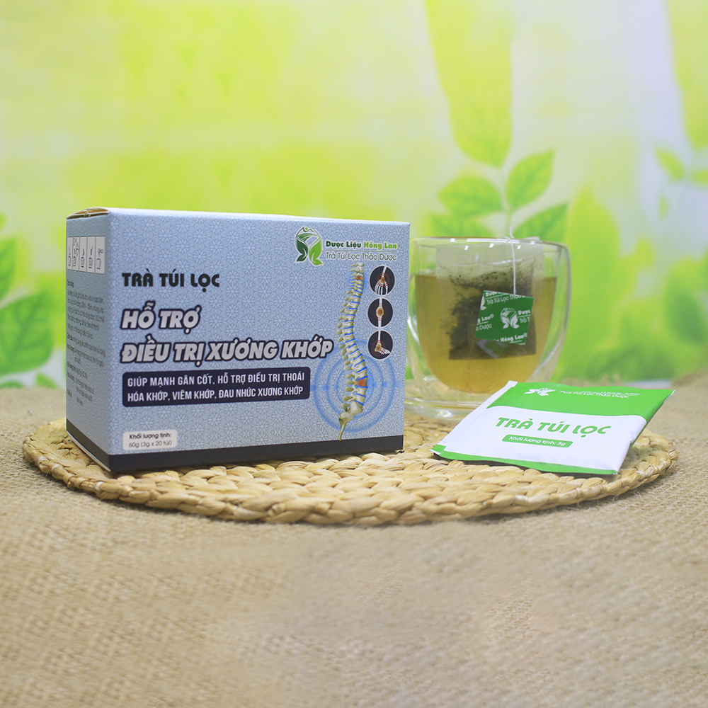 Trà Túi Lọc Hỗ trợ điều trị Xương Khớp 60g Dược Liệu Hồng Lan