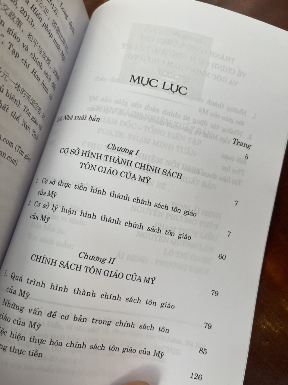 CHÍNH SÁCH TÔN GIÁO CỦA MỸ VÀ GÓC NHÌN THAM CHIẾU VỚI VIỆT NAM - Phạm Thanh Hằng - Nxb Chính trị Quốc gia Sự thật – bìa mềm