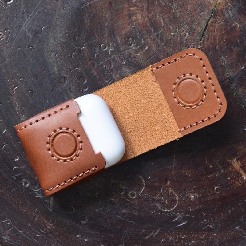 Vỏ đựng ốp CASE TAI NGHE 3 bảo vệ tai nghe không dây bluetooth  1 2 3 của Junsleather