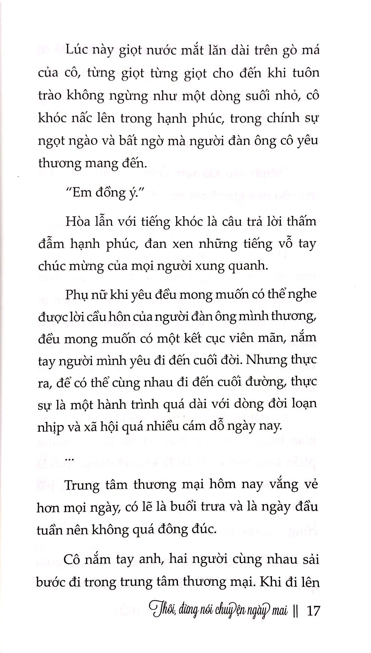 Thôi, Đừng Nói Chuyện Ngày Mai
