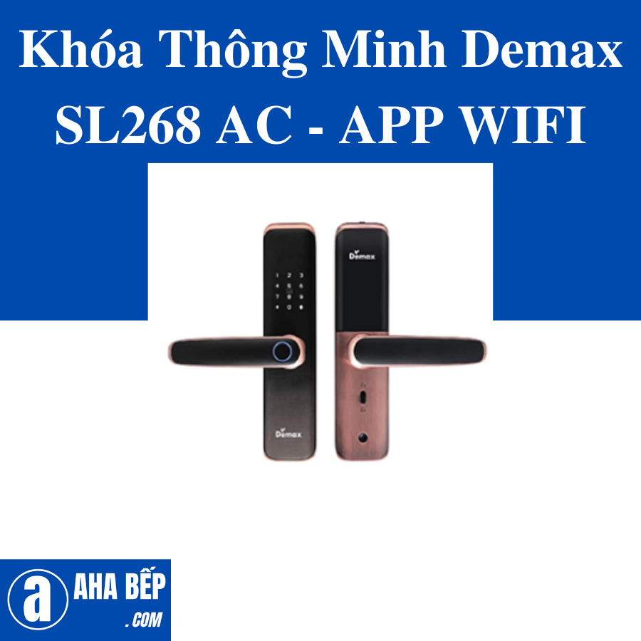 Khóa Thông Minh Demax SL268 AC - APP WIFI. Hàng Chính Hãng