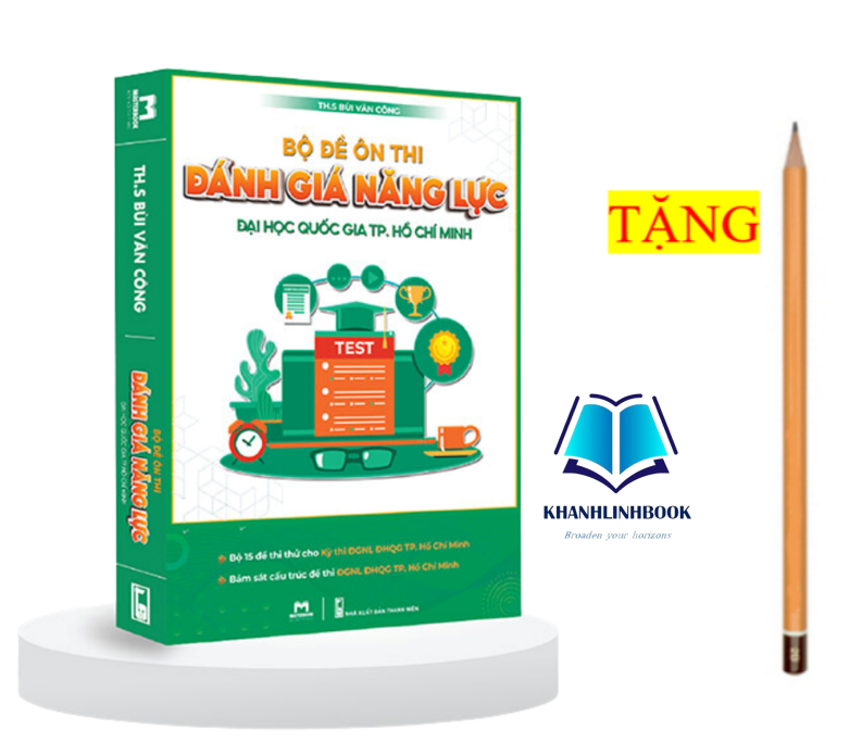 Sách - Bộ đề ôn thi  đánh giá năng lực ĐHQG TP.HCM