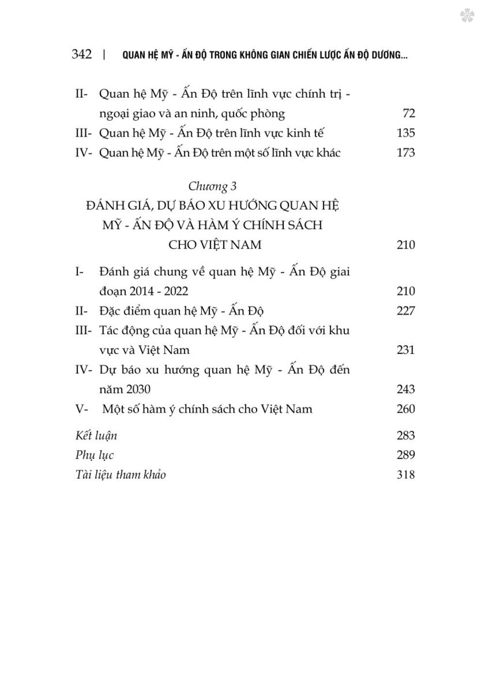 Quan hệ Mỹ - Ấn Độ trong không gian chiến lược Ấn Độ Dương - Thái Bình Dương - bản in 2024
