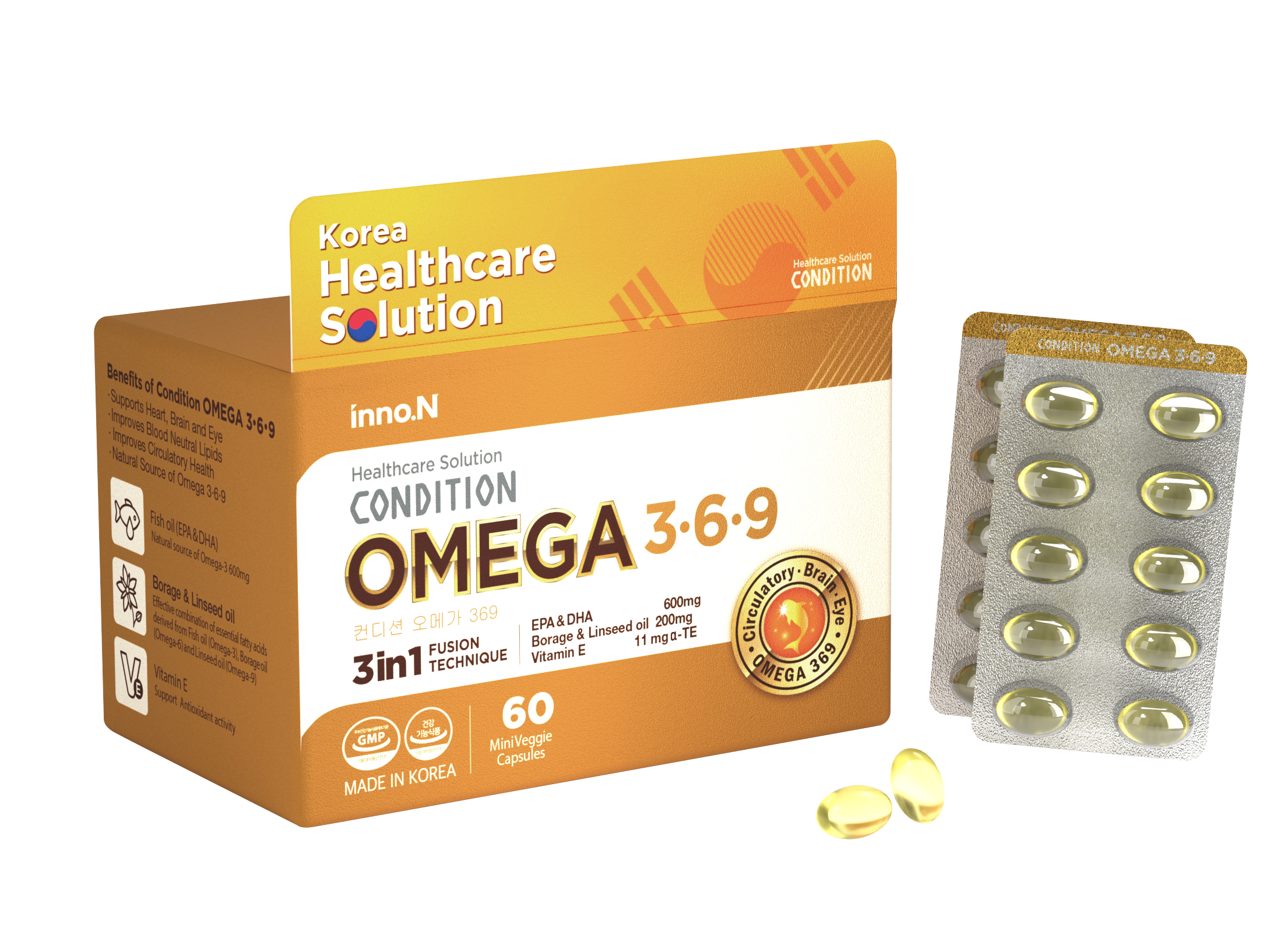 [Kolmar] Thực Phẩm Bảo Vệ Sức Khỏe CONDITION OMEGA 369