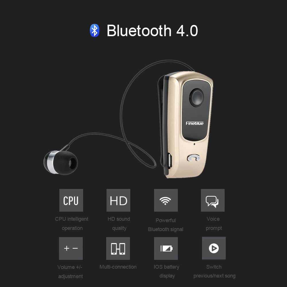 Tai nghe Fineblue F920 âm thanh nổi  Bluetooth 4.0,Cảnh báo rung đa kết nối