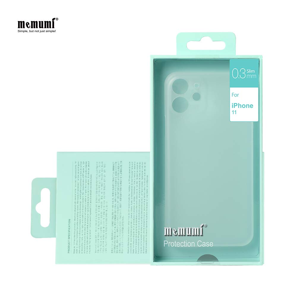 Ốp lưng Memumi siêu mỏng 0.3 mm cho Apple iPhone 11 6.1 - Hàng nhập khẩu