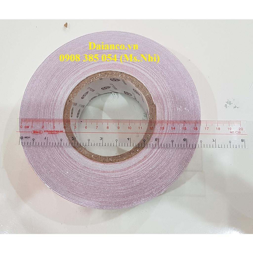 Băng keo phản quang 3M màu trắng đỏ -DÀI 50M- Ảnh Thật