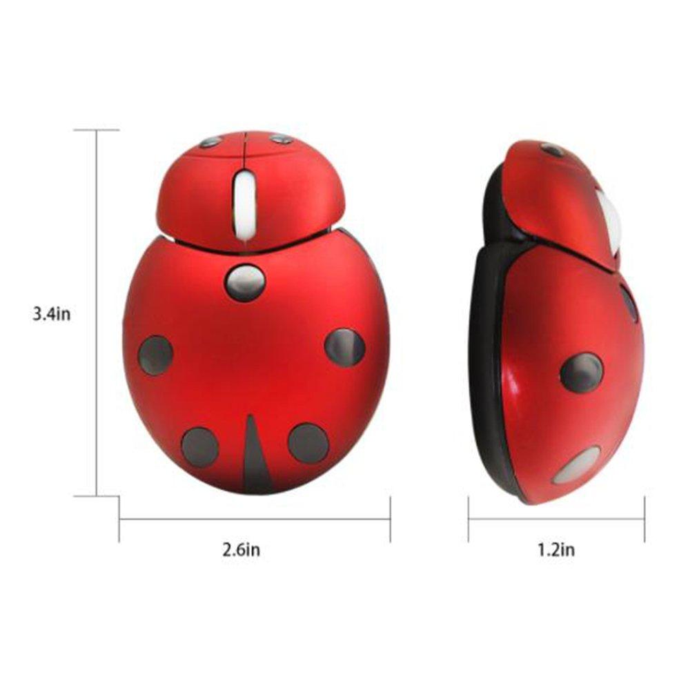 Không Dây Mini Công Thái Học Máy Tính Di Động Sáng Tạo Hoạt Hình Bọ Rùa Hình Dễ Thương Usb Động Vật Mause Tặng Máy Tính Chuột Cho Laptop