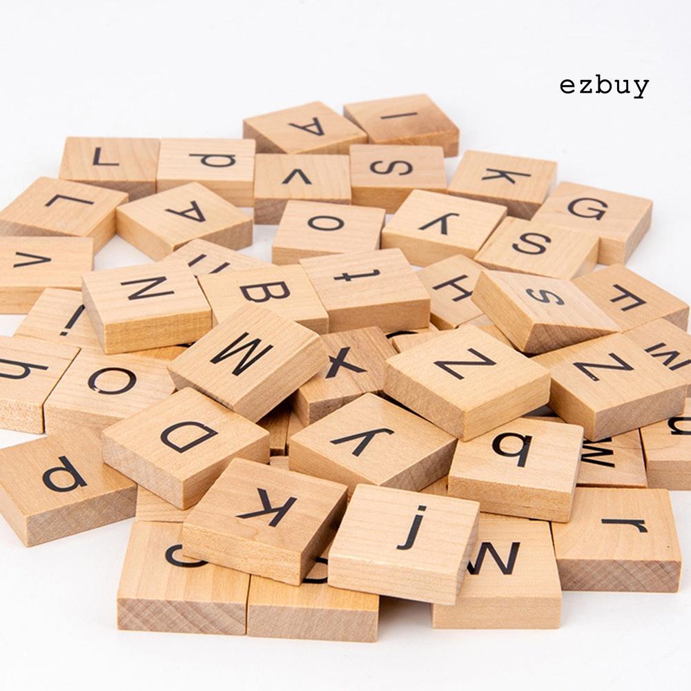 EY-See Spell Learning Toy Wooden Alphabet Words Cards Matching Puzzles Education