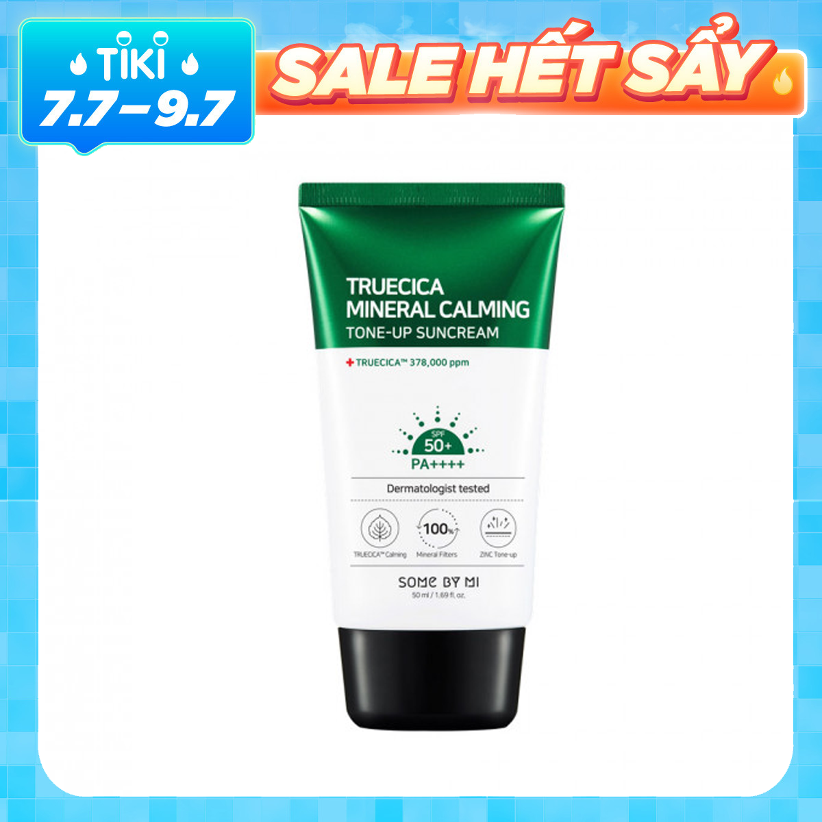 Kem Chống Nắng Some By Mi Trucica Mineral 100 Calming Suncream SPF50+/PA+++ 50ml