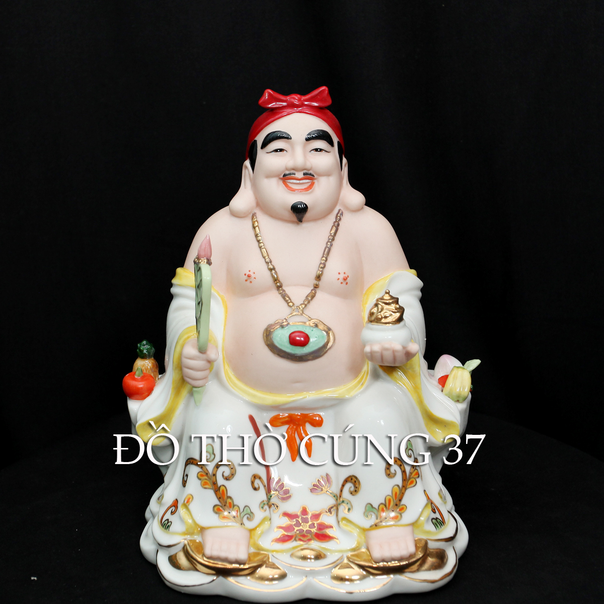 [ Cao 20 cm ] THẦN TÀI THỔ ĐỊA  MEN SỨ ĐỨC HÓA - HÀNG NHẬP KHẨU