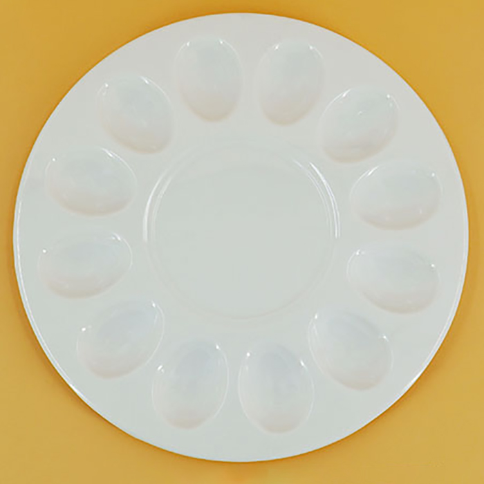 Bộ 2 Đĩa Kiểu Khuôn Bánh Melamine Cao Cấp Nine Plus ND015 (30cm)