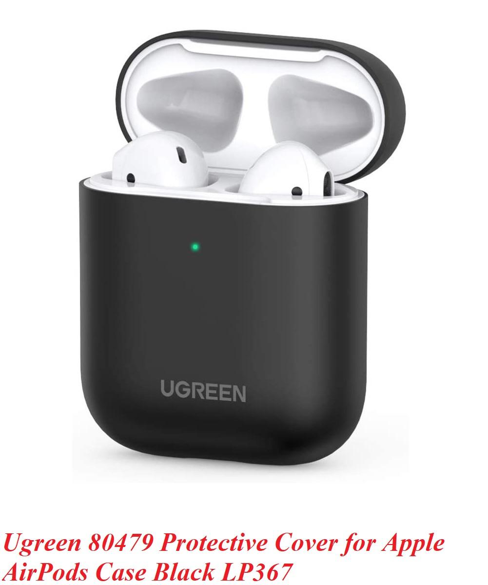 Ugreen UG80479LP367TK Airpods Màu Đen Hộp bảo vệ Silicone - HÀNG CHÍNH HÃNG