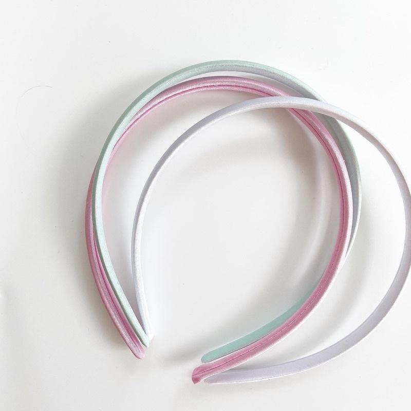 Băng Đô - Bờm Cài Tóc Hàn Quốc Trơn Một Màu Cho Bé Gái