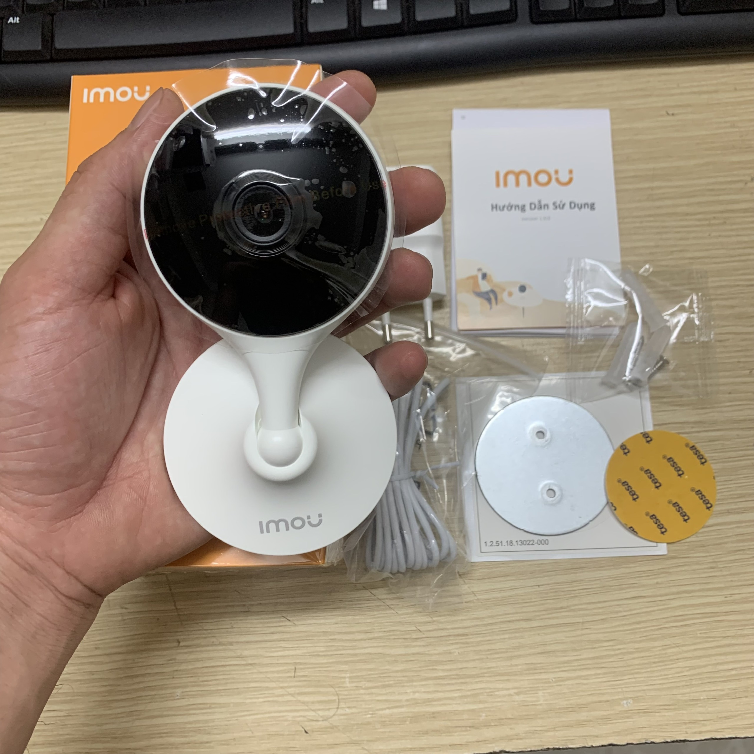 Camera wifi không dây Imou C22 đàm thoại/ hồng ngoại/ cảnh báo chuyển động- Hàng chính hãng