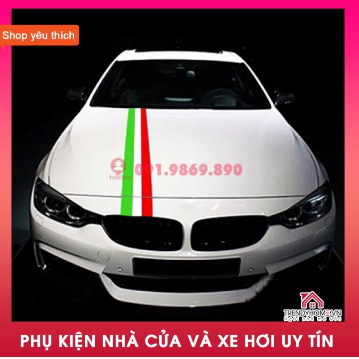 Freeship PK ô tô | decal dán xe thể thao phong cách BMW M sport, cờ ý, đức, pháp, loại cao cấp độ bền cao - Đức *1m