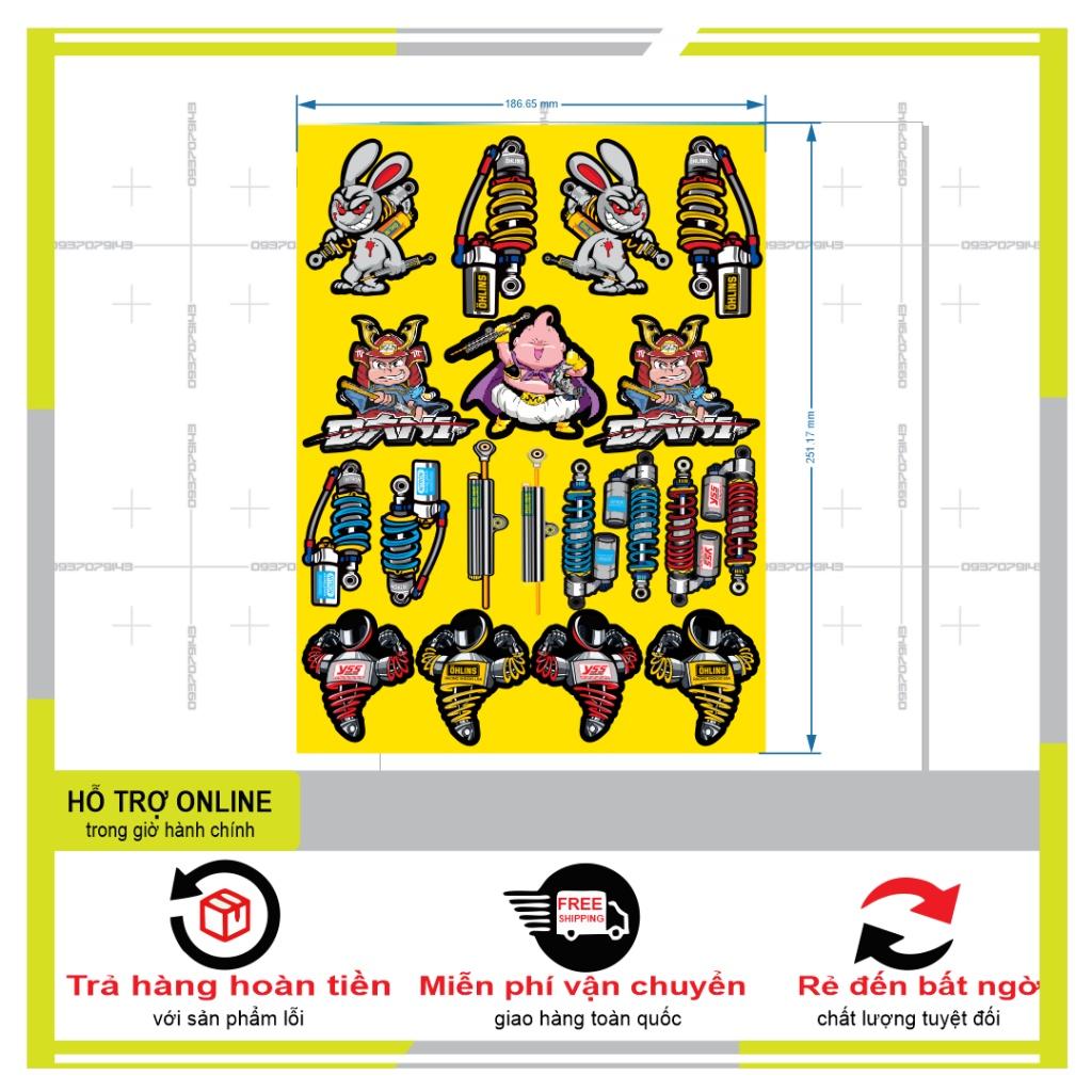 19 LOGO STICKER PHUỘC,THỎ, TRANG TRÍ - BI DECAL