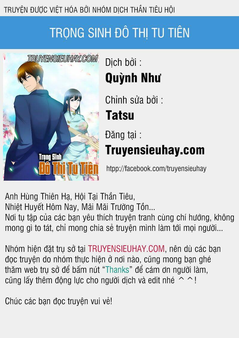 Trọng Sinh Đô Thị Tu Tiên Chapter 435 - Trang 0