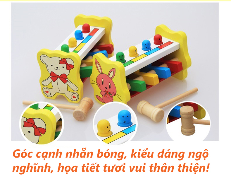 Đập thỏ vui nhộn bằng gỗ