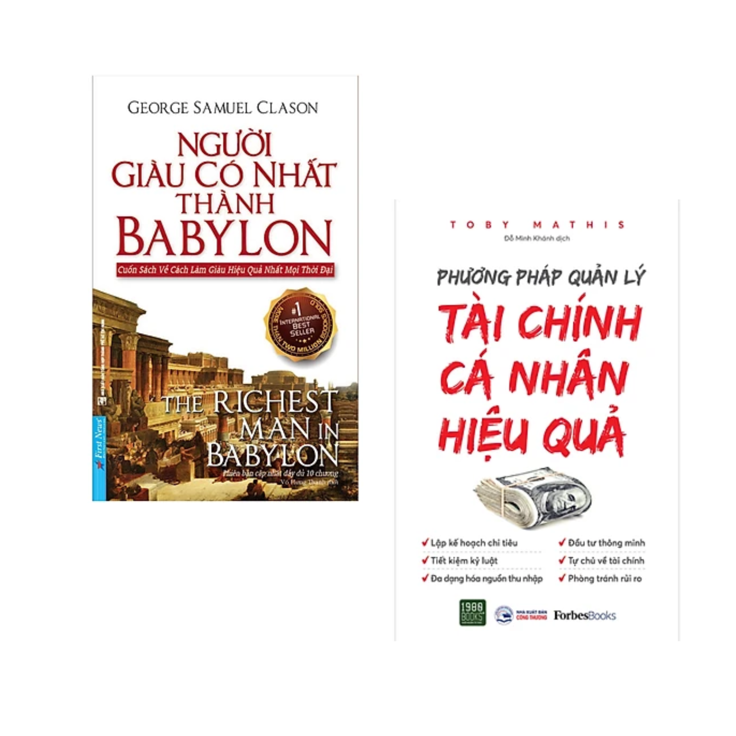 Combo 2 cuốn sách Tư Duy Trong Tài Chính / Kinh Doanh Thành Công : Phương Pháp Quản Lí Tài Chính Cá Nhân Hiệu Qủa + Người Giàu Có Nhất Thành Babylon