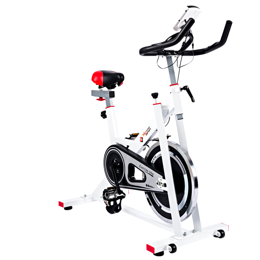 BG Xe đạp tập thể dục thể thao Spining bike Mẫu 301 Trắng