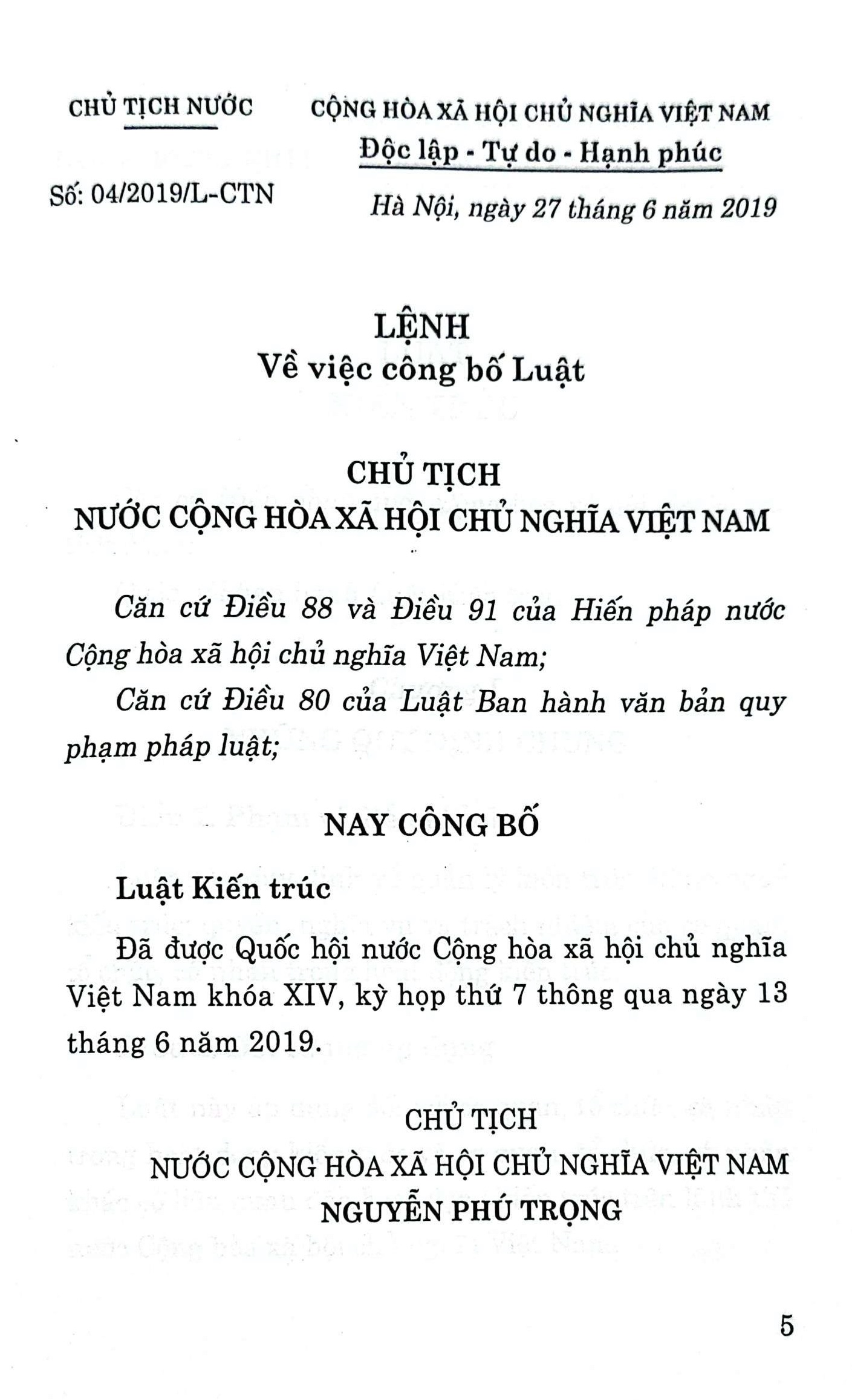 Luật kiến trúc