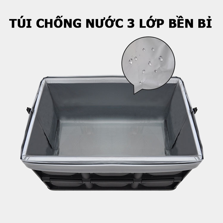 Hộp Đựng Đồ Cốp Xe Ô Tô; Sau Oto; Thùng Để Đồ Gấp Gọn; Hộp Nhựa Chống Nước Cao Cấp