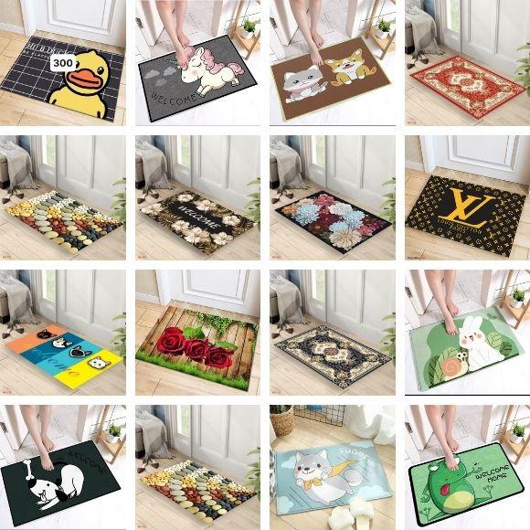 Thảm Lau Chân, Thảm Chùi Chân 3D Chống Trơn Trượt 40x60 cm