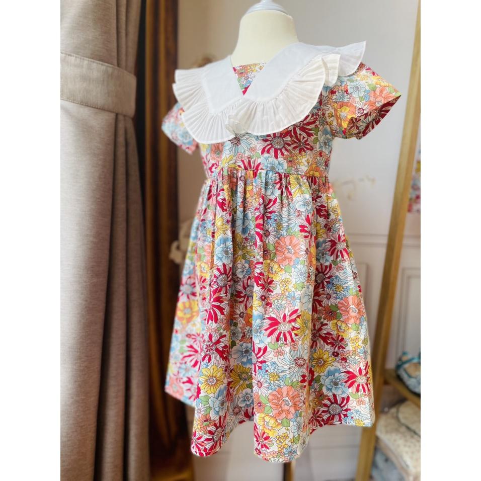 Váy bé gái, đầm bé gái hoa nhí họa tiết các loại hoa rực rỡ sang chảnh cho bé gái Mom's Choice