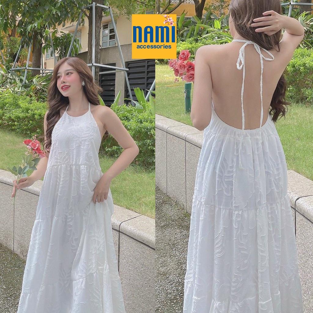 MAXI YẾM HOA NỔI HỞ LƯNG SEXY LUNG LINH TUYỆT VỜI CHỤP HÌNH DU LỊCH HẾT SẨY - QANU410