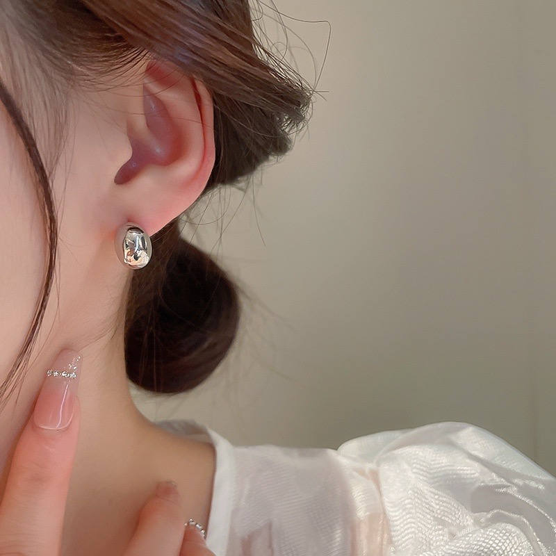 Khuyên tai hình giọt nước phong cách retro hàn quốc 2 màu
