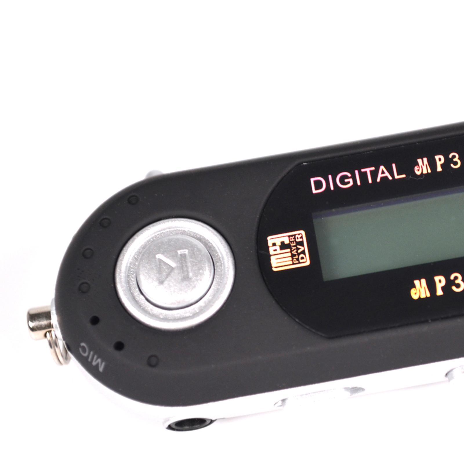 Mini USB MP3 Player w/ 8GB Internal Memory Digital Media Music Player Black