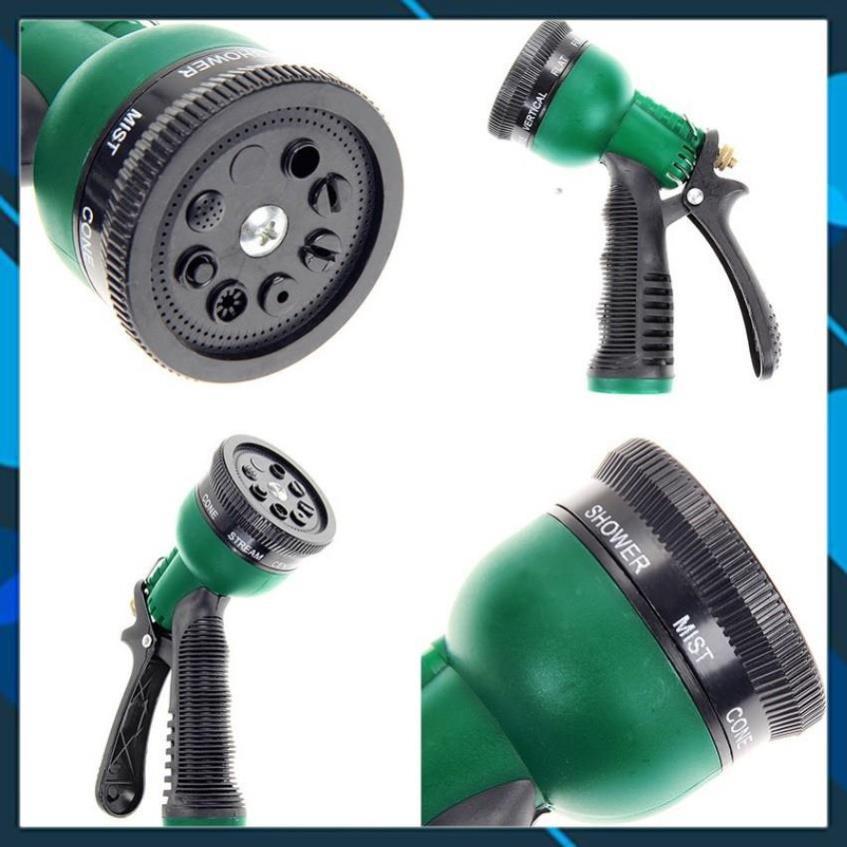 Vòi xịt rửa xe,Vòi phun nước tưới cây tăng áp thông minh 8 chế độ 815621