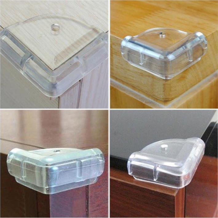 Bộ 8 miếng bọc góc bàn Silicon tiện lợi kèm băng dính