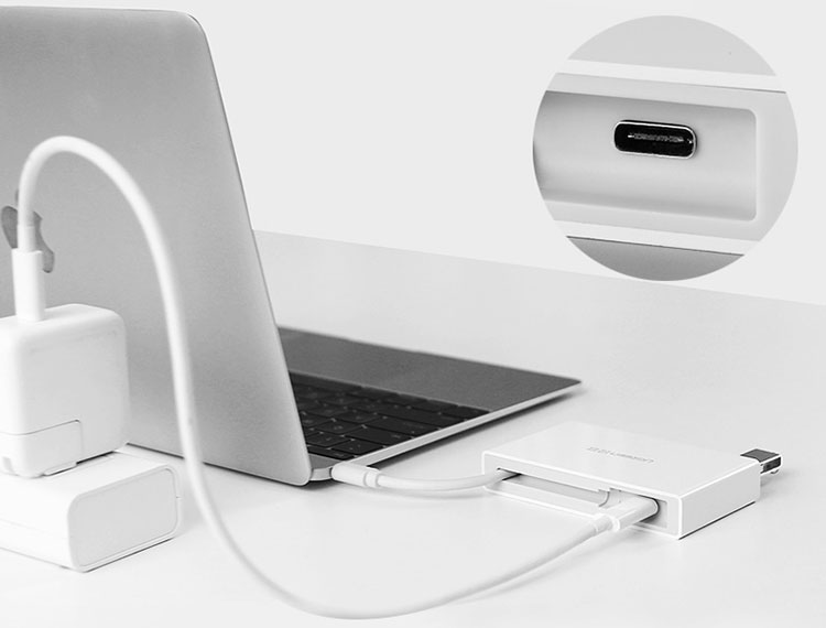 Bộ Chuyển Đổi Ugreen USB Type-C Sang 4 Cổng USB3.0 30278 - Hàng Chính Hãng