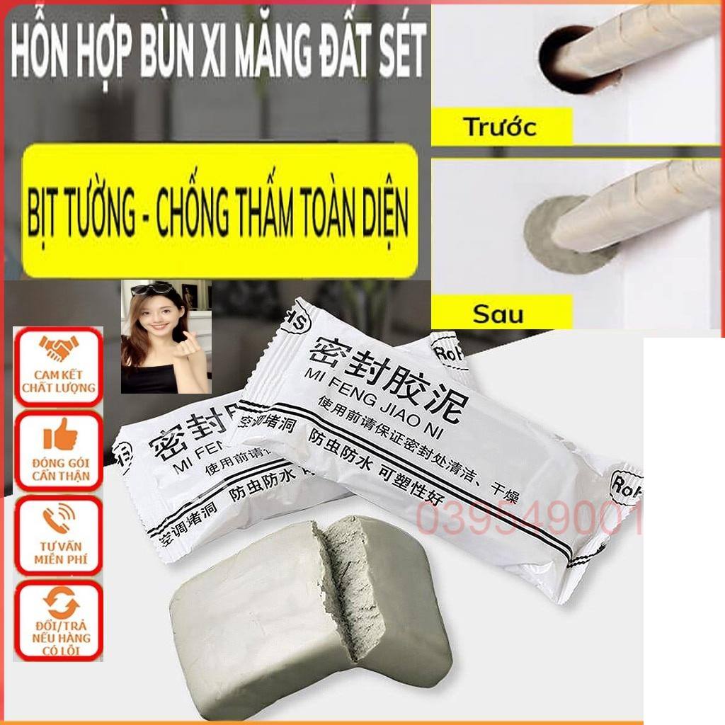 Keo đất sét bịt kín lỗ tường sửa chữa vết nứt ống nối máy lạnh - 3 GÓI