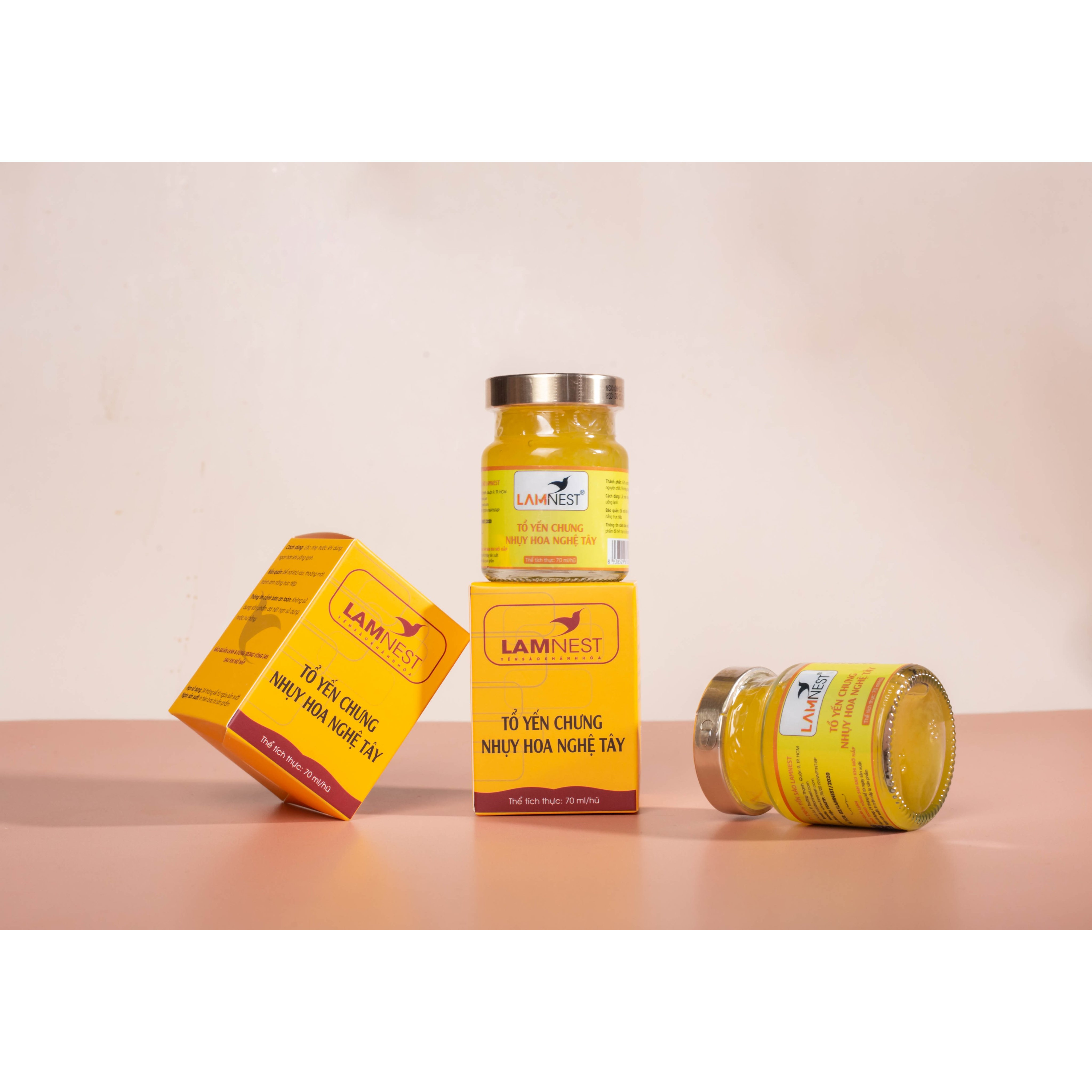 Combo 3 hủ yến chưng NHỤY HOA NGHỆ TÂY - Lamnest