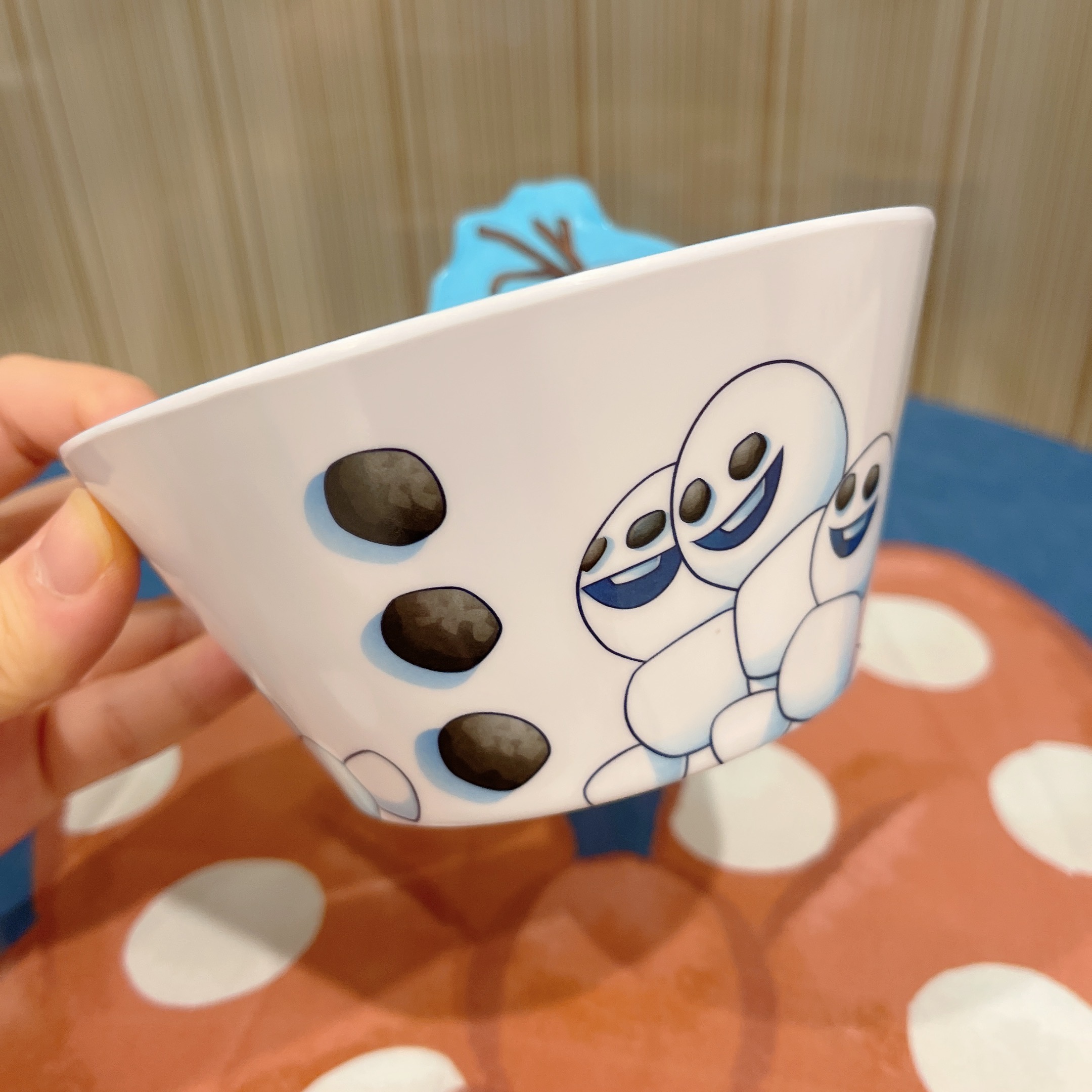 Chén ăn tô nhựa melamine hình Olaf người tuyết Disney nổi 3D cho trẻ em bé gái , trai - CHENOLAF