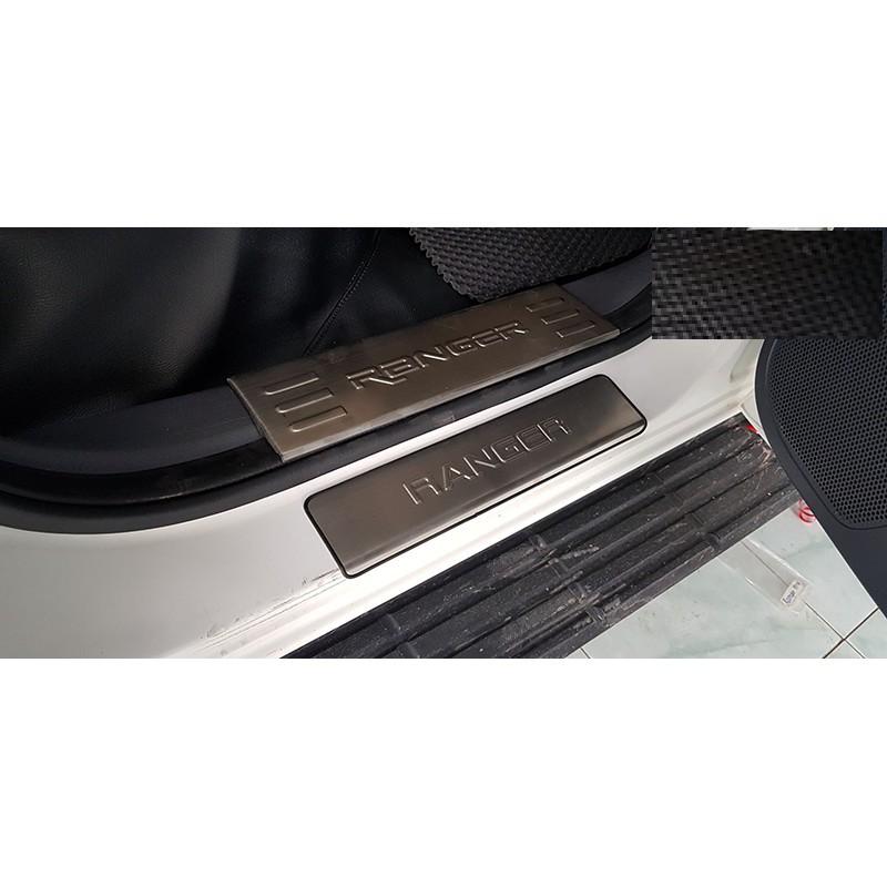 Ốp bậc trong ngoài inox xe Ford Ranger 2016-2019
